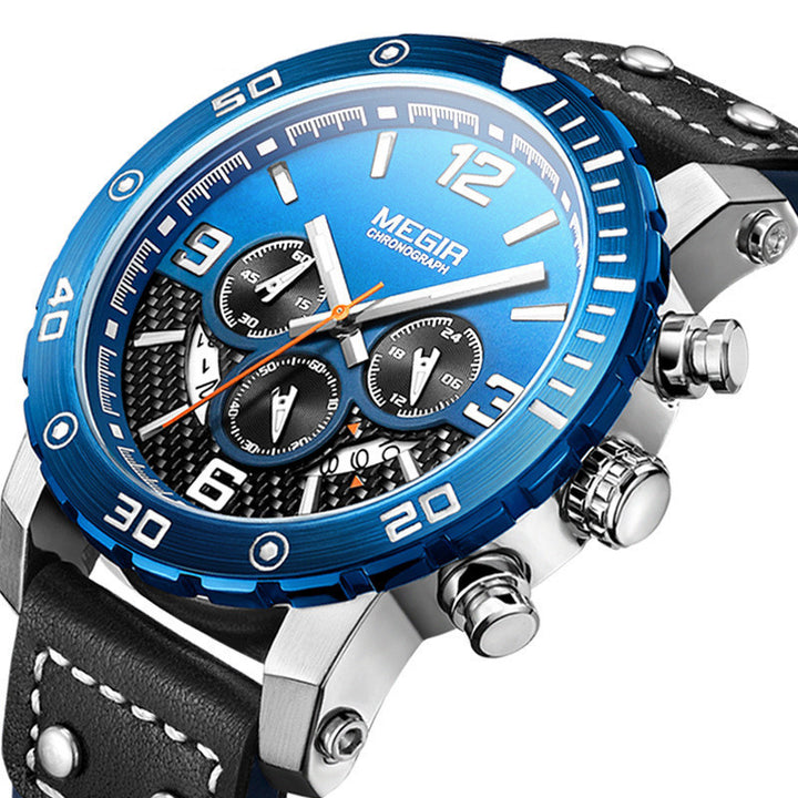 Men's Luminous Sports Chronograph Watch